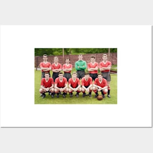 Old Manchester United Squad pic pre Munich Posters and Art